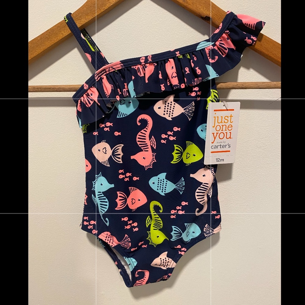 BRAND NEW Just For You by Carters - swim suit 12M